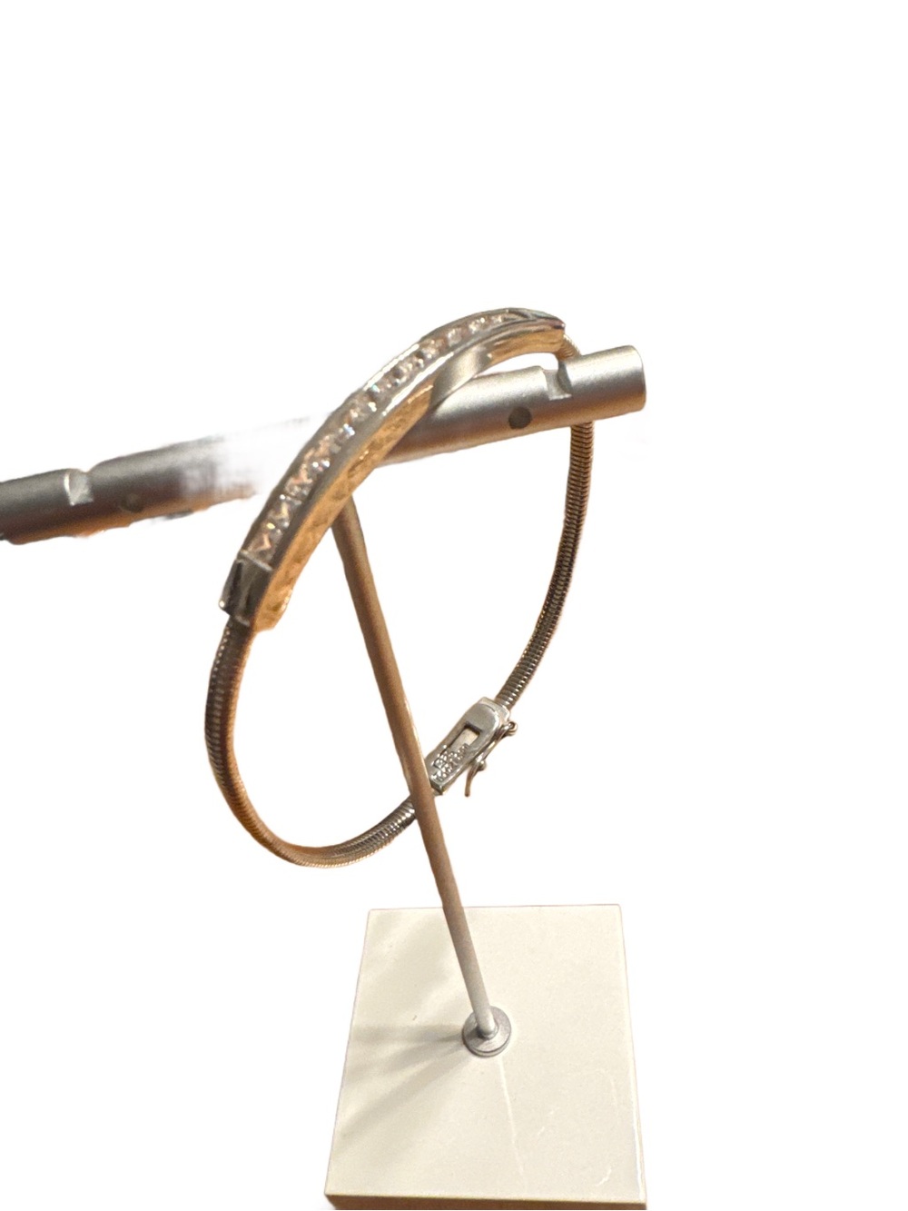Joseph Esposito Vintage Sliver and CZ Bracelet